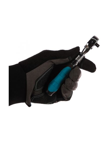 Ключ трещоточный 1/4" 217 мм 72 зубца телескопический GROSS 14074, фото , изображение 4 - Метэкс