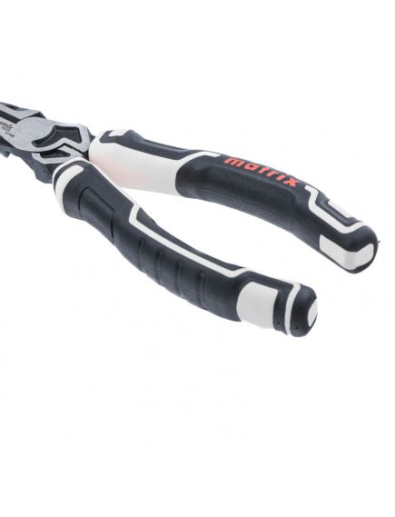Длинногубцы 205 мм прямые усиленная система MATRIX 17198, фото , изображение 3 - Метэкс