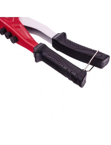 Заклепочник 290 мм литой поворотный заклепки 2,4-3,2-4,0-4,8 мм MATRIX 40547, фото , изображение 6 - Метэкс