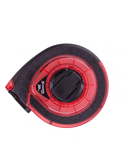 Рулетка геодезическая 20 м х 15 мм фибергласовая лента ПВХ закрытый корпус MATRIX 31270, фото , изображение 2 - Метэкс