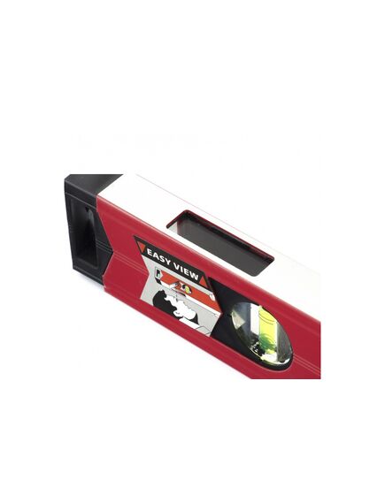 Уровень алюминиевый 400 мм магнитный, фрезерованный, 3 глазка (1 зеркальный), усиленный MATRIX 34704, фото , изображение 3 - Метэкс