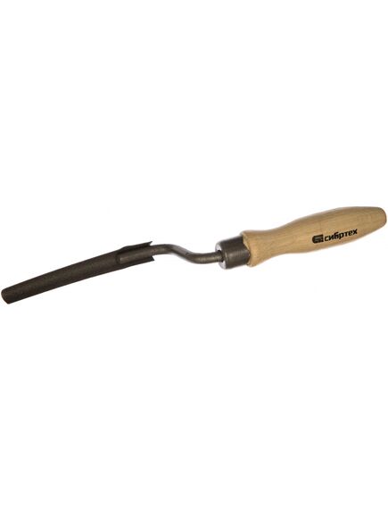 Расшивка каменщика для внутренних швов 10 мм полукруглая буковая ручка СИБРТЕХ 86338, фото , изображение 2 - Метэкс