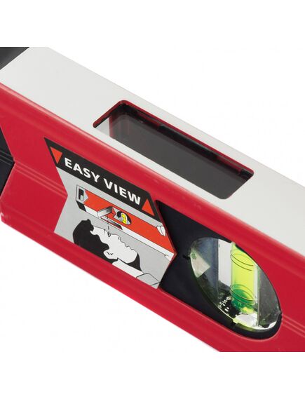 Уровень алюминиевый 2000 мм магнитный, фрезерованный, 3 глазка (1 зеркальный) усиленный MATRIX 34720, фото , изображение 4 - Метэкс