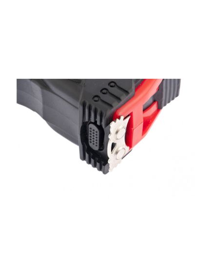 Рулетка 5 м х 25 мм Status Magnet 3 fixations обрезиненный корпус зацеп с магнитом MATRIX 31005, фото , изображение 5 - Метэкс