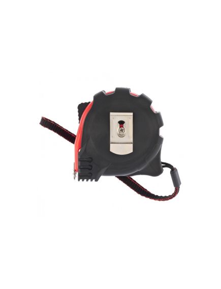 Рулетка 5 м х 25 мм Status Magnet 3 fixations обрезиненный корпус зацеп с магнитом MATRIX 31005, фото , изображение 2 - Метэкс