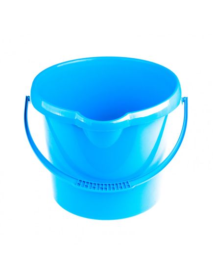Ведро пластмассовое круглое 12 л голубое ELFE 92956, фото , изображение 2 - Метэкс