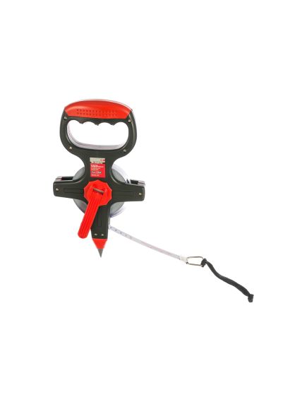 Рулетка геодезическая 30 м х 12,5 мм металлическая лента, открытый корпус MATRIX 31443, фото , изображение 2 - Метэкс