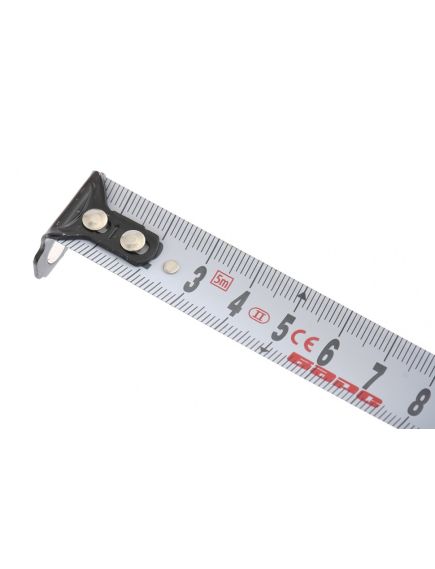 Рулетка 5 м х 19 мм Вектор утолщенное полотно магнитный зацеп обрезиненный корпус БАРС 32541, фото , изображение 2 - Метэкс