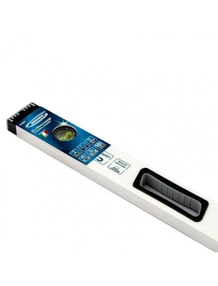 Уровень алюминиевый 1000 мм усиленный, рукоятки, 3 глазка, магнитный GROSS 34372, фото , изображение 2 - Метэкс