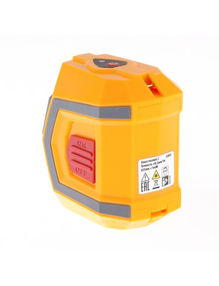 Уровень лазерный DENZEL (дальн. 10 м, погрешн. 0,5 мм/м, класс 2) LX1 35055, фото , изображение 2 - Метэкс