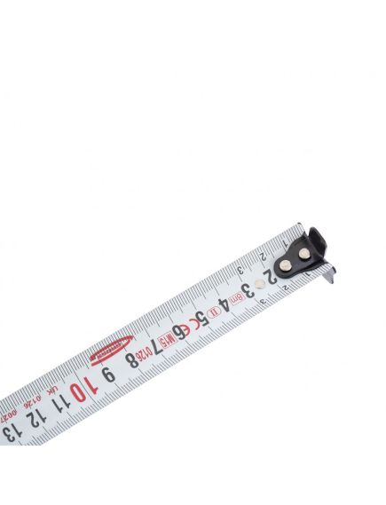 Рулетка 8 м х 25 мм "Doppelhaken" двухсторонний зацеп Нейлон двустороняя шкала GROSS 31125, фото , изображение 3 - Метэкс