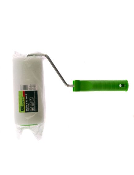 Валик "Поролон" 150 мм D 48 мм ручка 6 мм СИБРТЕХ 80102, фото , изображение 2 - Метэкс