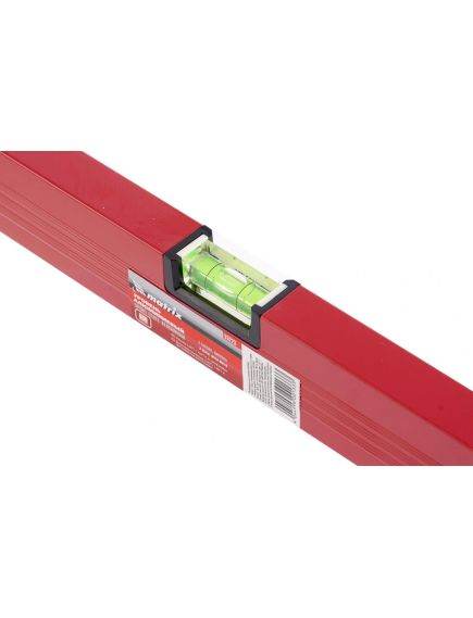 Уровень алюминиевый 600 мм 3 глазка, красный, линейка MATRIX 33223, фото , изображение 3 - Метэкс