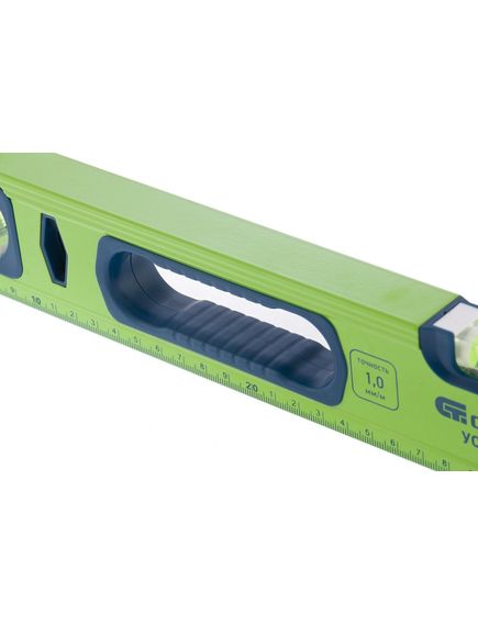 Уровень алюминиевый 800 мм фрезерованный, 3 глазка, рукоятки, СИБРТЕХ 34102, фото , изображение 3 - Метэкс