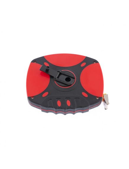 Рулетка геодезическая 20 м х 12,5 мм лента ПВХ, закрытый двухкомпонентный корпус MATRIX 312135, фото , изображение 3 - Метэкс