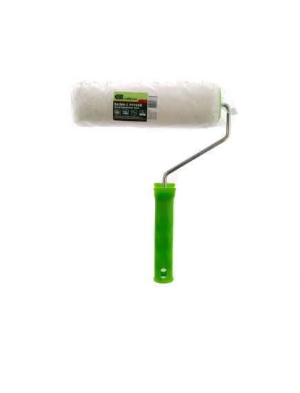 Валик "Натуральный мех" 200 мм D 48 мм ручка 6 мм СИБРТЕХ 80123, фото , изображение 3 - Метэкс