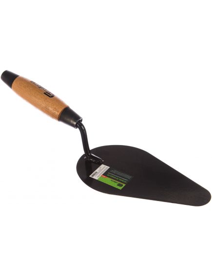 Кельма печника стальная деревянная усиленная ручка СИБРТЕХ 86248, фото , изображение 2 - Метэкс