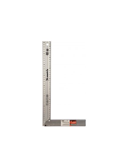 Угольник 400 мм алюминиевый литой MATRIX 32474, фото , изображение 2 - Метэкс