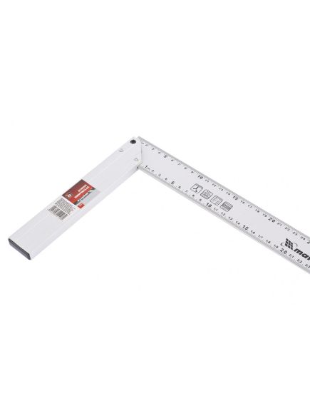 Угольник 450 мм алюминиевый литой MATRIX 32475, фото , изображение 3 - Метэкс