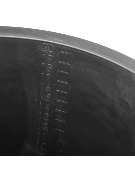 Ведро строительное пластмассовое 20 л усиленное MATRIX 81439, фото , изображение 4 - Метэкс