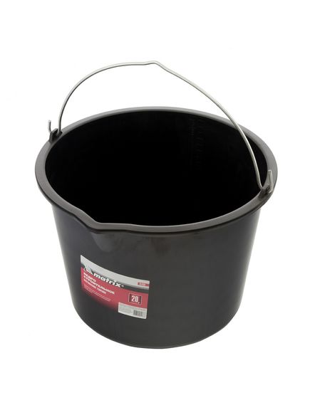 Ведро строительное пластмассовое 20 л усиленное MATRIX 81439, фото , изображение 5 - Метэкс