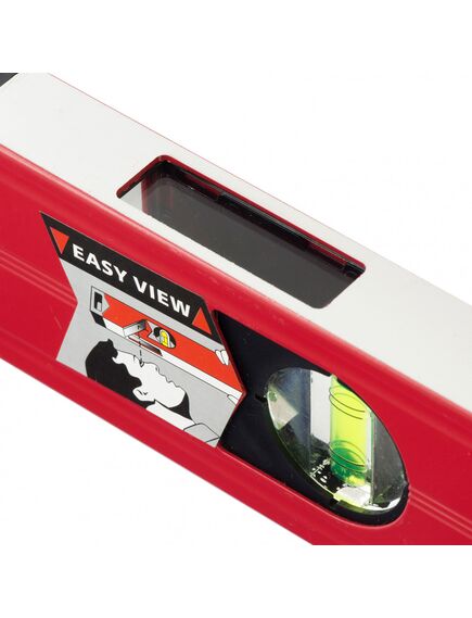 Уровень алюминиевый 1200 мм магнитный фрезерованный, 3 глазка (1 зеркальный), усиленный MATRIX 34712, фото , изображение 2 - Метэкс