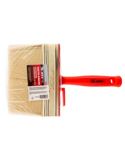 Кисть-ракля 40 х 140 мм искусственная щетина пластмассовая ручка MTX 84128, фото , изображение 3 - Метэкс
