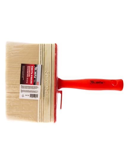 Кисть-ракля 50 х 150 мм искусственная щетина пластмассовая ручка MTX 84129, фото , изображение 3 - Метэкс