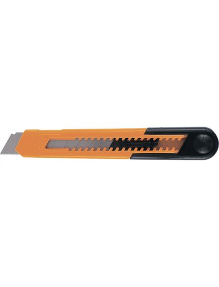 Нож 18 мм выдвижное лезвие пластиковый усиленный корпус SPARTA 78907, фото  - Метэкс