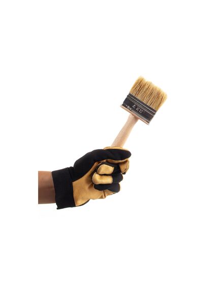 Кисть-ракля 30 х 70 мм натуральная щетина деревянная ручка РОССИЯ 84070, фото , изображение 2 - Метэкс