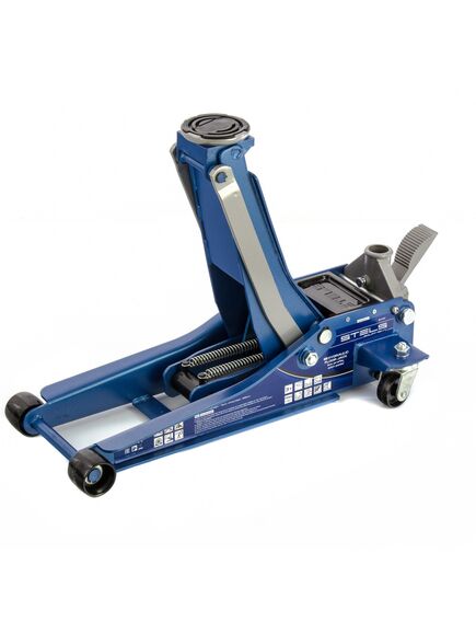 Домкрат гидравлический подкатной (3 т, 75-505 мм) STELS 51137, фото , изображение 4 - Метэкс