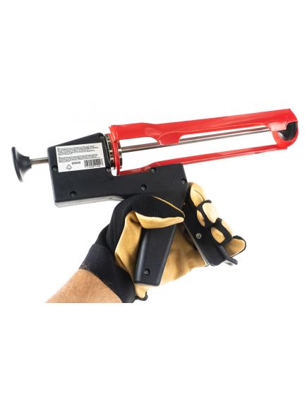 Пистолет для герметика 310 мл "полуоткрытый" противовес круглый шток 8 мм MATRIX 88666, фото , изображение 2 - Метэкс