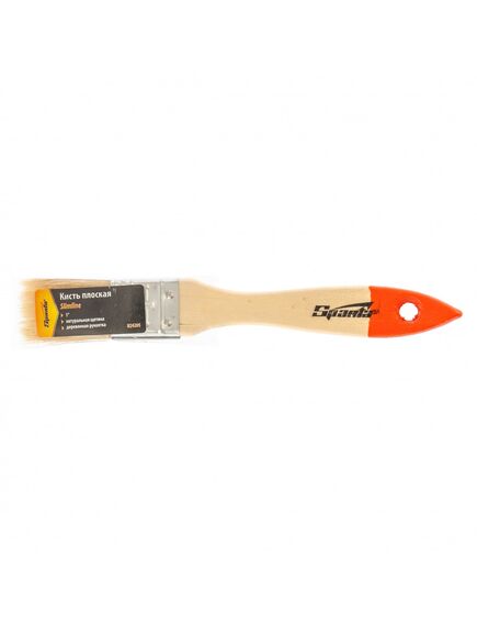 Кисть плоская Slimline 1" 25 мм натуральная щетина SPARTA 824205, фото , изображение 3 - Метэкс
