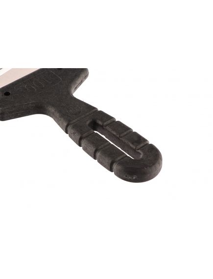 Шпатель из нержавеющей стали 100 мм зуб 4 х 4 мм пластмассовая ручка СИБРТЕХ 85453, фото , изображение 5 - Метэкс