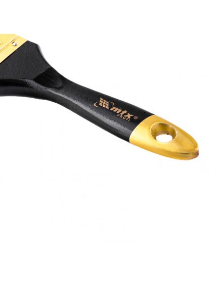 Кисть плоская "Профи" 2" натуральная щетина MTX 83152, фото , изображение 3 - Метэкс