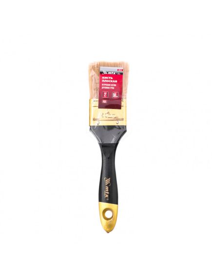 Кисть плоская "Профи" 2" натуральная щетина MTX 83152, фото , изображение 4 - Метэкс