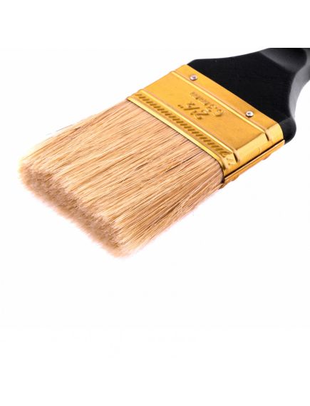 Кисть плоская "Профи" 2,5" натуральная щетина MTX 83153, фото , изображение 2 - Метэкс