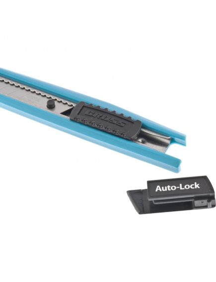 Нож 145 мм корпус ABS-пластик выдвижное сегментное лезвие 9 мм GROSS 78895, фото , изображение 3 - Метэкс