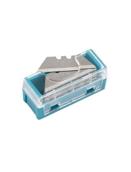 Лезвия 9 мм 15 шт мини трапециевидные пластиковый пенал GROSS 79373, фото , изображение 2 - Метэкс