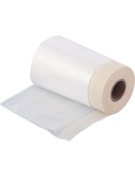 Пленка защитная с клеящей лентой 2500 мм х 15 м MATRIX 88753, фото , изображение 2 - Метэкс