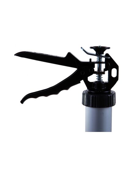 Пистолет для герметика 400 мл "закрытый" алюминиевый корпус круглый шток 8 мм SPARTA 886475, фото , изображение 3 - Метэкс