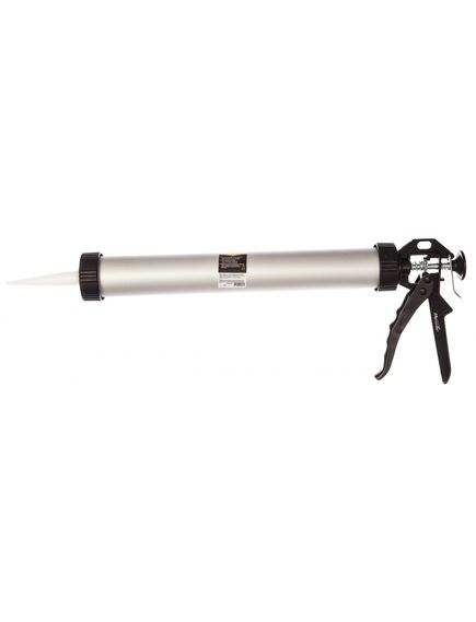 Пистолет для герметика 600 мл "закрытый" алюминиевый корпус круглый шток 8 мм SPARTA 886485, фото , изображение 2 - Метэкс