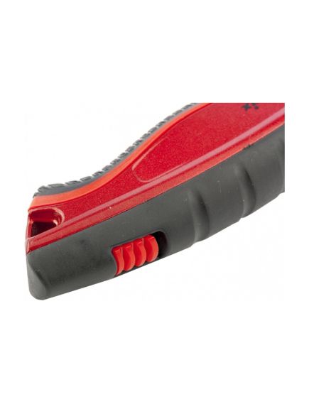 Нож 18 мм выдвижное трапециевидное лезвие QUIK BLADE эргономичная рукоятка MATRIX 78925, фото , изображение 3 - Метэкс