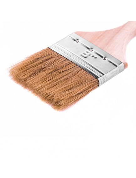 Кисть плоская "Стандарт" 3" 75 мм натуральная щетина MTX 82540, фото , изображение 2 - Метэкс