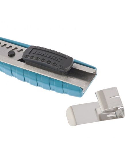 Нож 160 мм металлический корпус выдвижное сегментное лезвие 18 мм GROSS 78897, фото , изображение 3 - Метэкс