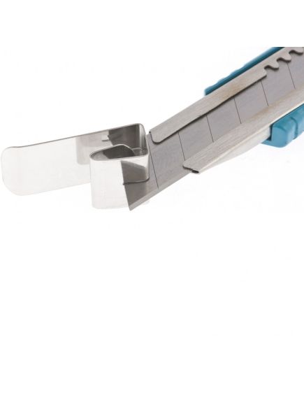 Нож 160 мм металлический корпус выдвижное сегментное лезвие 18 мм GROSS 78897, фото , изображение 4 - Метэкс