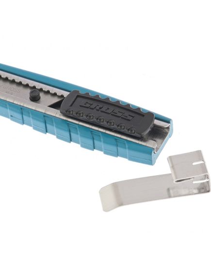 Нож 130 мм металлический корпус выдвижное сегментное лезвие 9 мм GROSS 78898, фото , изображение 2 - Метэкс