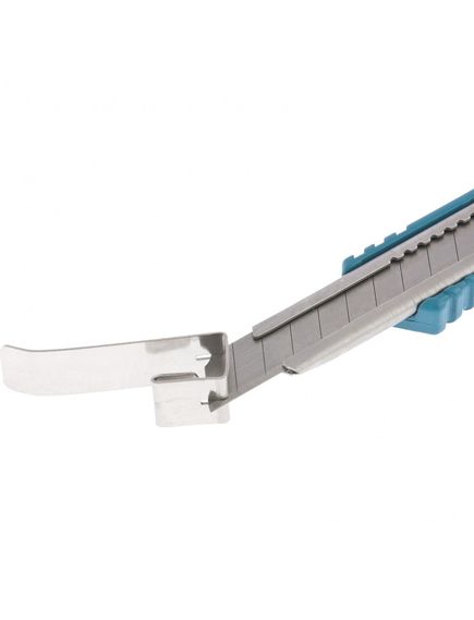 Нож 130 мм металлический корпус выдвижное сегментное лезвие 9 мм GROSS 78898, фото , изображение 3 - Метэкс