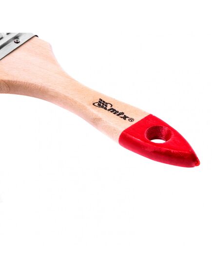 Кисть плоская "Стандарт" 2,5" 63 мм натуральная щетина MTX 82535, фото , изображение 3 - Метэкс