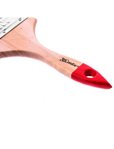 Кисть плоская "Стандарт" 4" 100 мм натуральная щетина MTX 82545, фото , изображение 3 - Метэкс